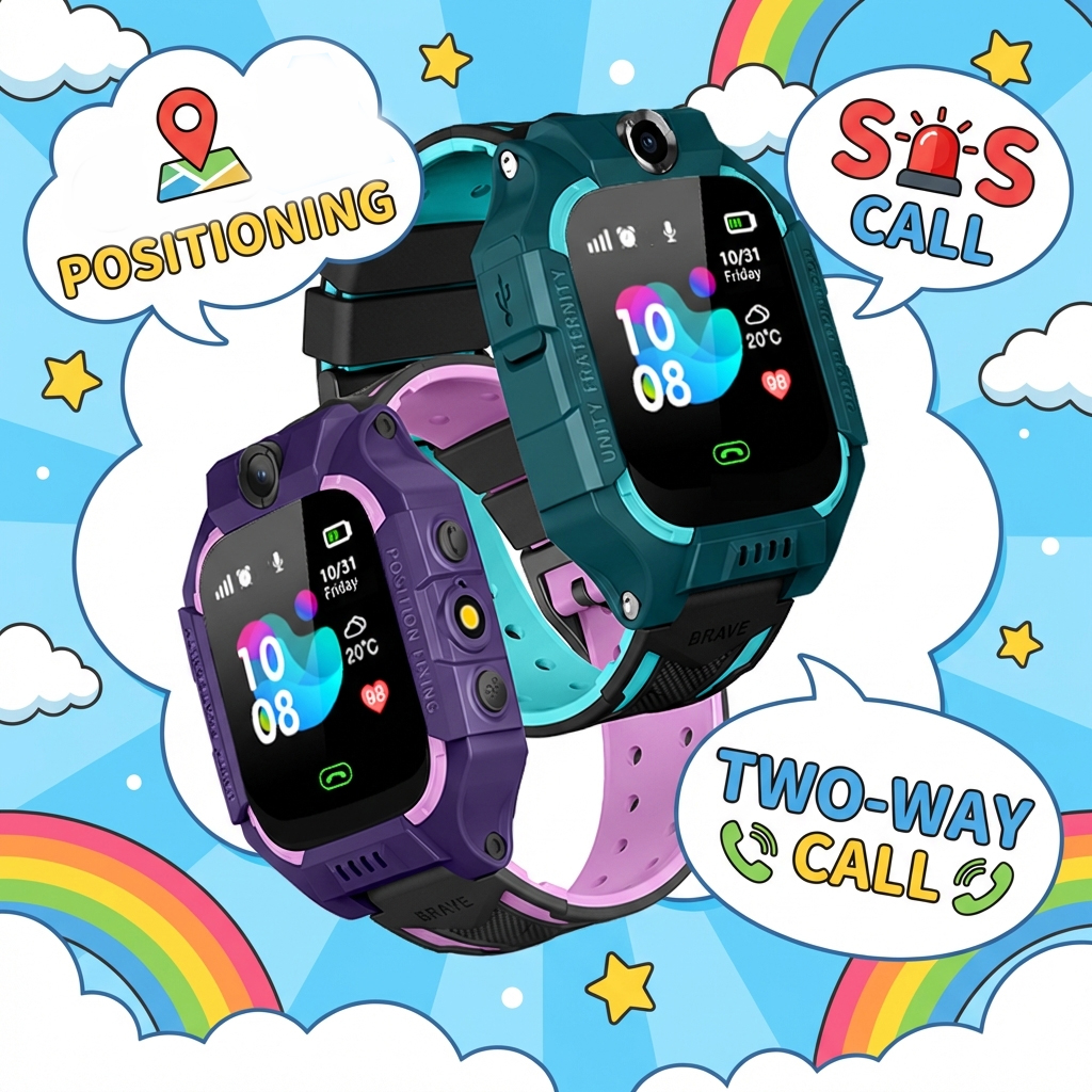 Smartwatch Watches Birthday Gift For Boys - Children Smart Watch 2G Postion Tracker