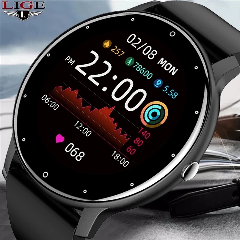 Smartwatch Watches With Bluetooth - LIGE 2025 New Smart Watch Men
