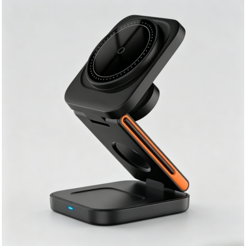 Smartwatch Watches Compatible With Iphone - Fast Magnetic 3-in-1 Foldable Wireless Charging