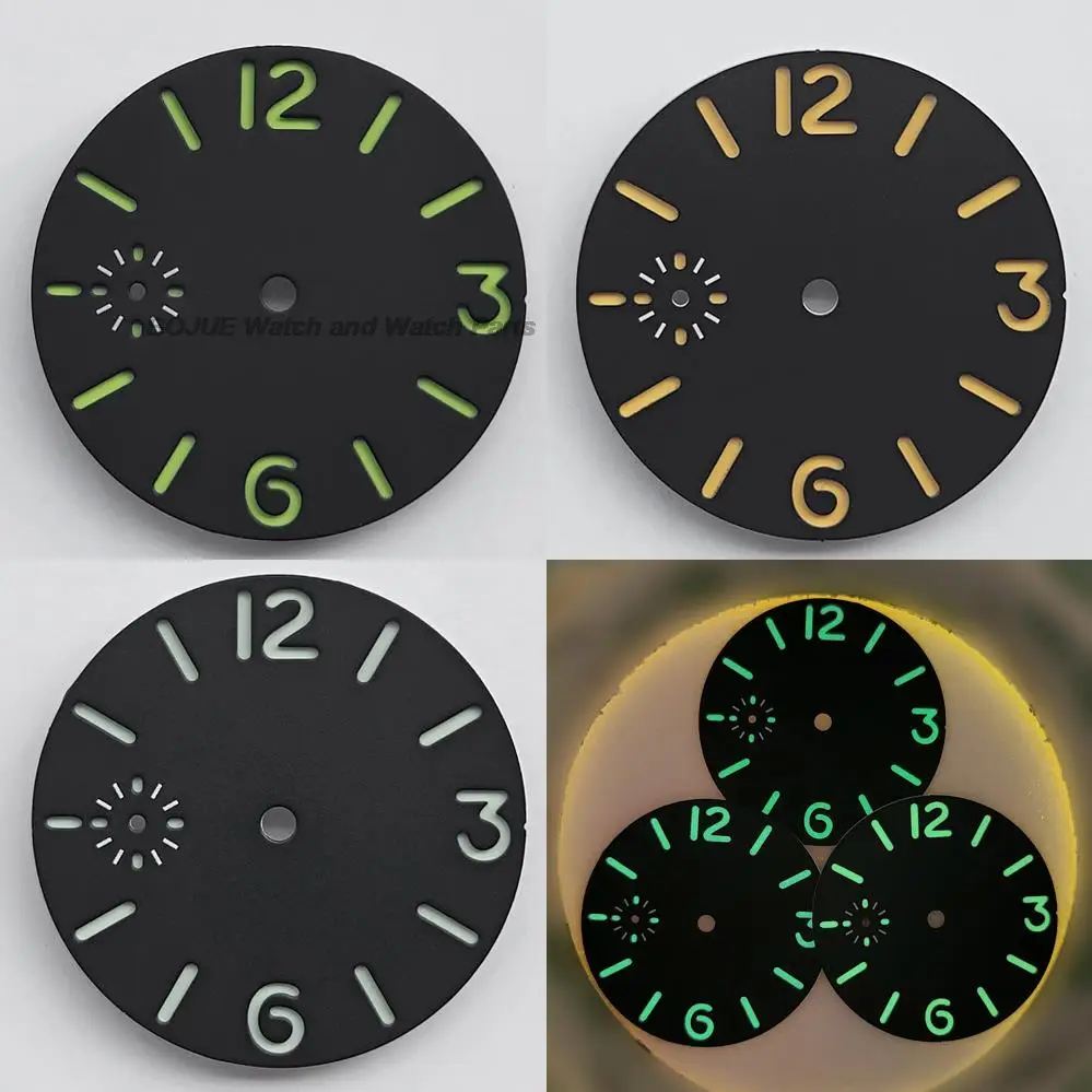 Luminous Dial Face - Watch Parts Watch Dial 36mm Double-deck