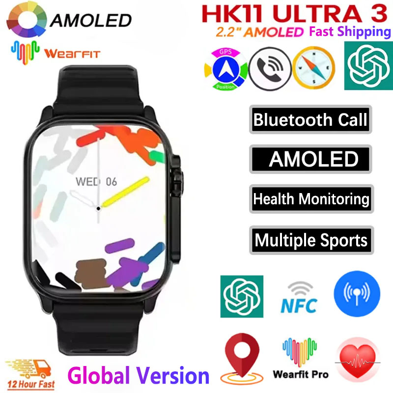 Smartwatch Watches With Bluetooth - Smart Watch 2026 HK11 ULTRA 3