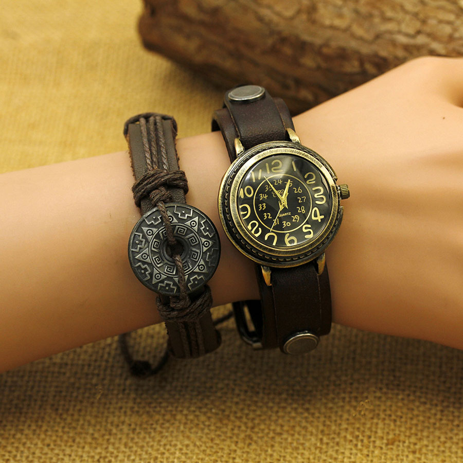 Antique bronze digital  Couple - Vintage Digital Watch บทวิจารณ์และราคา