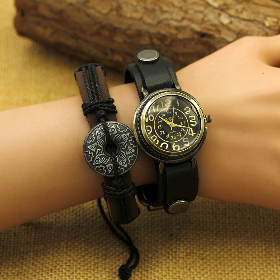 Antique bronze digital  Couple - Vintage Digital Watch บทวิจารณ์และราคา