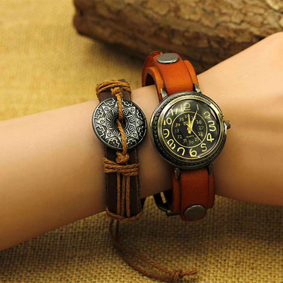 Antique bronze digital  Couple - Vintage Digital Watch บทวิจารณ์และราคา