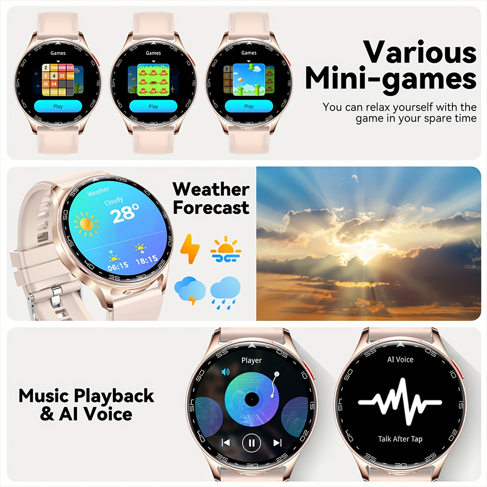 DAORKOW 2-In-1 TWS Headset Sma - Smartwatch Noise Watches For Women บทวิจารณ์และราคา