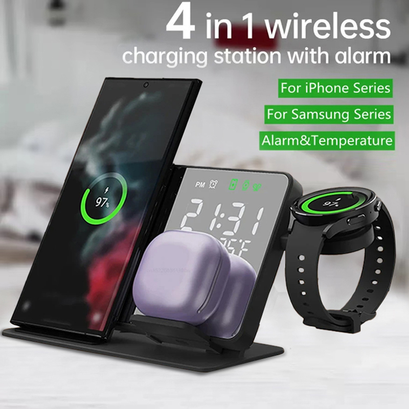 Wireless Charger Alarm Clock S - Smartwatch Watches Compatible With Iphone บทวิจารณ์และราคา