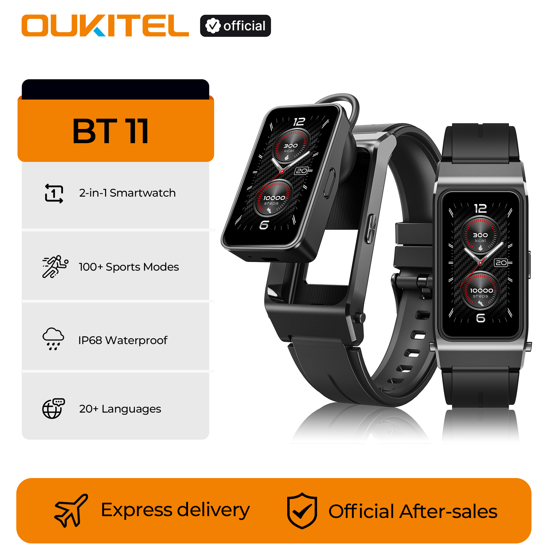 OUKITEL BT11 Smartwatch Blueto - Smartwatch Watches With Bluetooth บทวิจารณ์และราคา