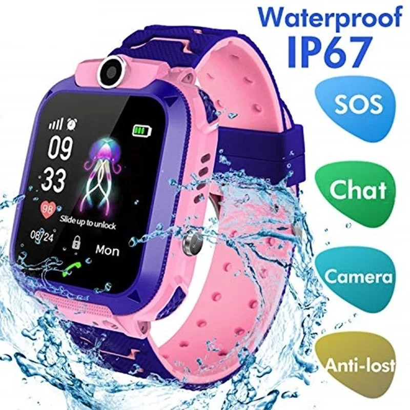 2G Kids Smart Watch SOS Call L - Smartwatch Watches Birthday Gift For Boys บทวิจารณ์และราคา