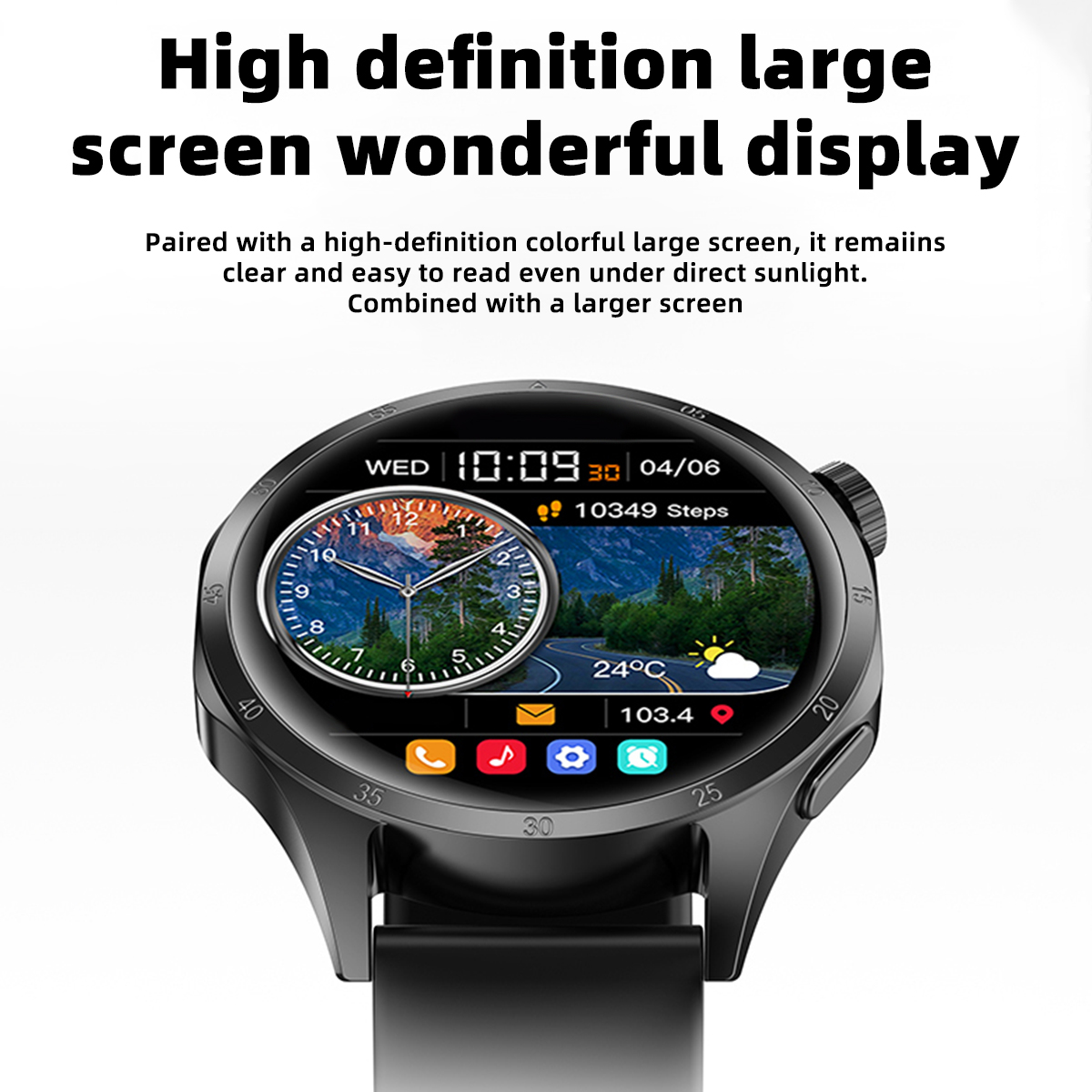 New Smartwatch Android IOS 1.5 - Smartwatch Health Watches For Women บทวิจารณ์และราคา