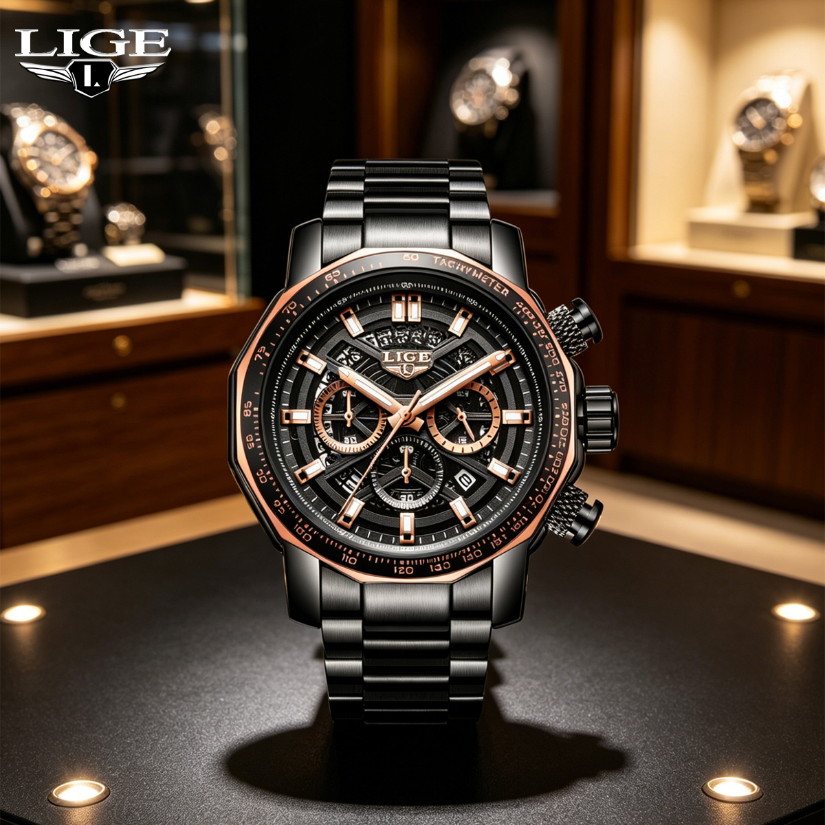 LIGE Sport Watches For Men Fas - Smartwatch Branded Watches For Men บทวิจารณ์และราคา