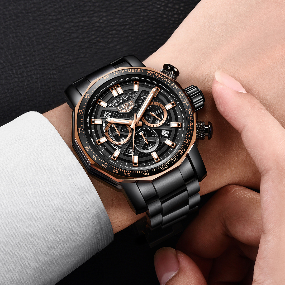 LIGE Sport Watches For Men Fas - Smartwatch Branded Watches For Men บทวิจารณ์และราคา