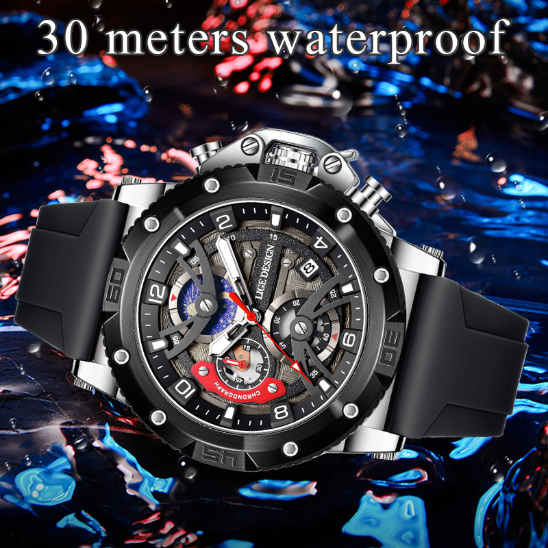 LIGE Top Brand Luxury Men Watc - Smartwatch Branded Watches For Men บทวิจารณ์และราคา