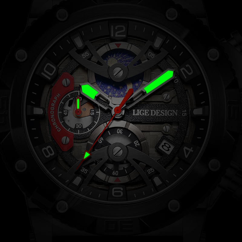 LIGE Top Brand Luxury Men Watc - Smartwatch Branded Watches For Men บทวิจารณ์และราคา