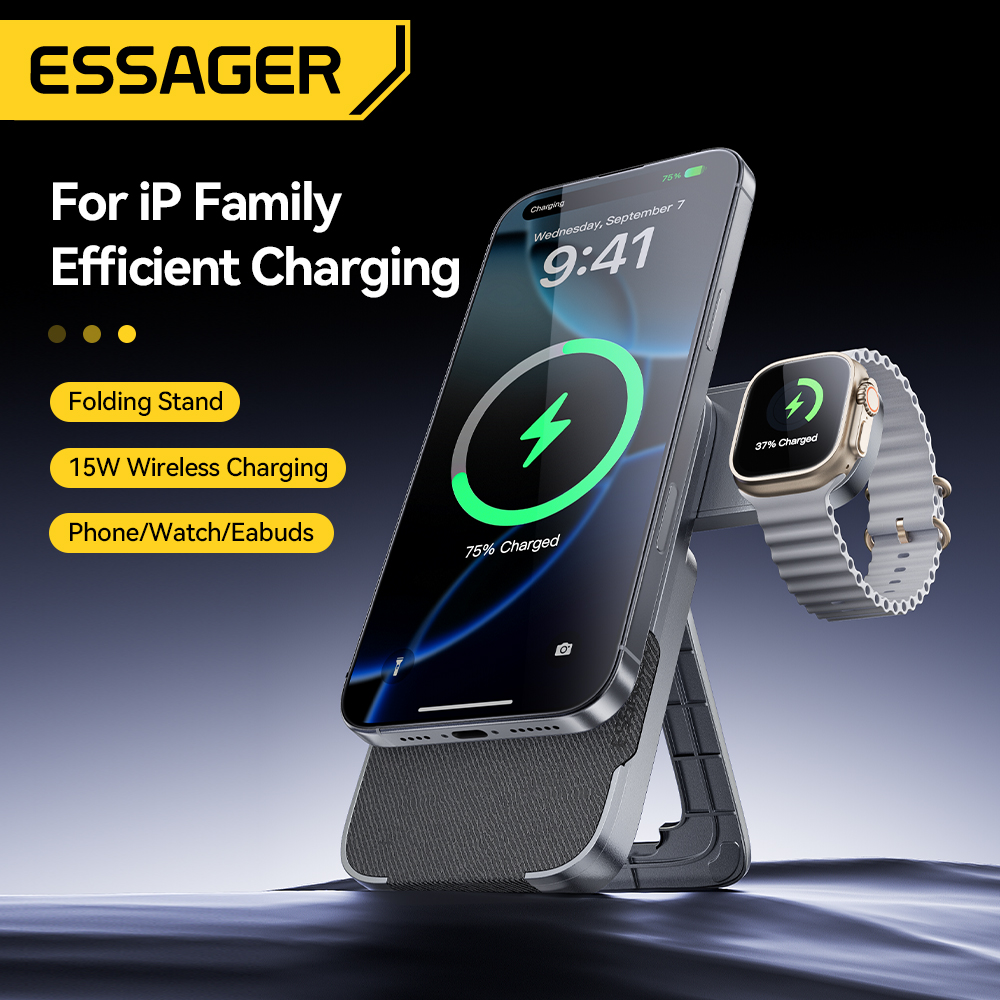 Essager 3-in-1 Portable Foldin - Smartwatch Watches Compatible With Iphone บทวิจารณ์และราคา