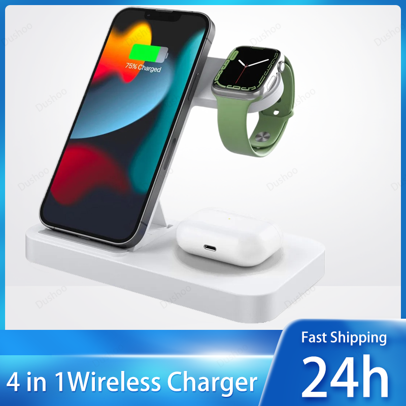 Travel 4 in 1 Wireless Charger - Watches Smartwatch Samsung บทวิจารณ์และราคา