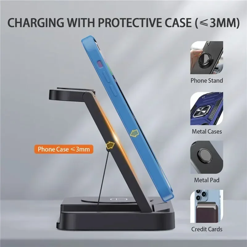 Travel 4 in 1 Wireless Charger - Watches Smartwatch Samsung บทวิจารณ์และราคา