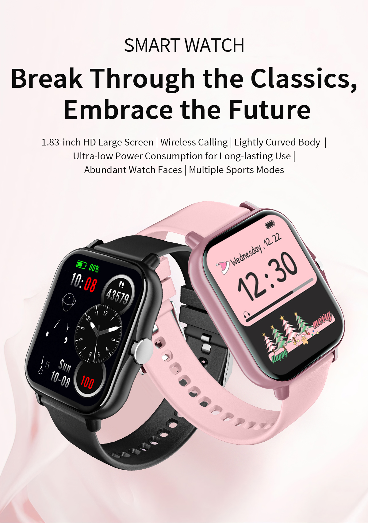 2026 New Smart Watch 1.83 HD S - Smartwatch Watches With Bluetooth บทวิจารณ์และราคา