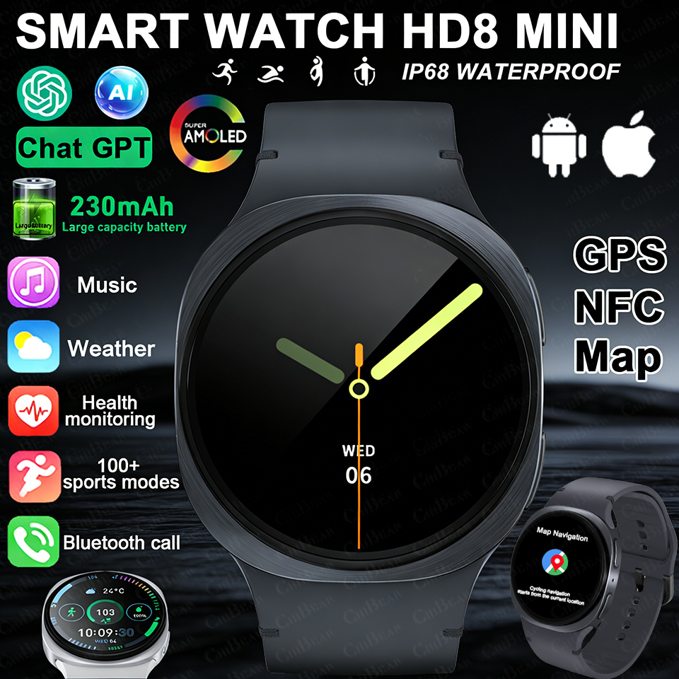 2026 New Watches 8 Mini GPS Tr - Smartwatch Health Watches For Women บทวิจารณ์และราคา