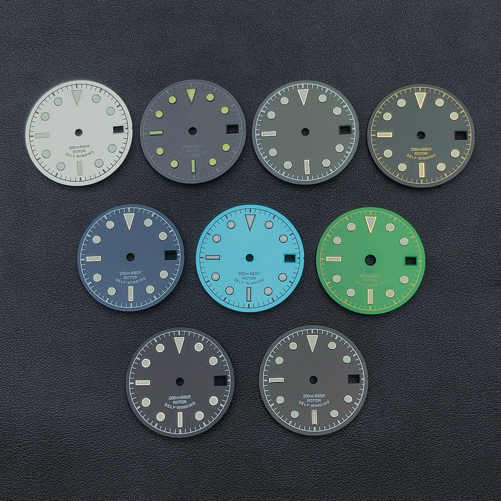 Neiton 28.5mm black white blue - Luminous Dial Face บทวิจารณ์และราคา