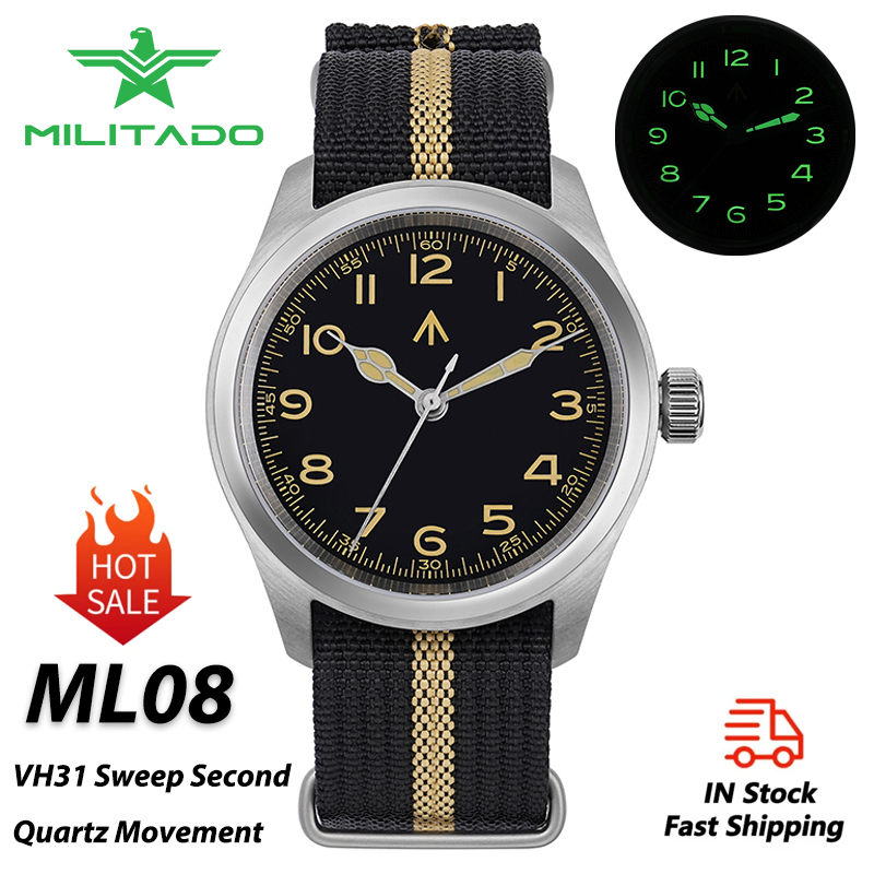 Militado ML08 Field Watch VH31 - Vintage Digital Watch บทวิจารณ์และราคา