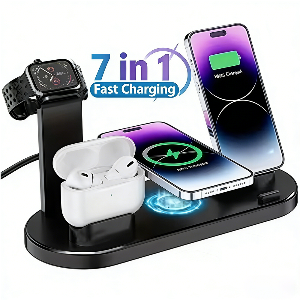 30W 7 in 1 Wireless Charger St - Smartwatch Watches Compatible With Iphone บทวิจารณ์และราคา