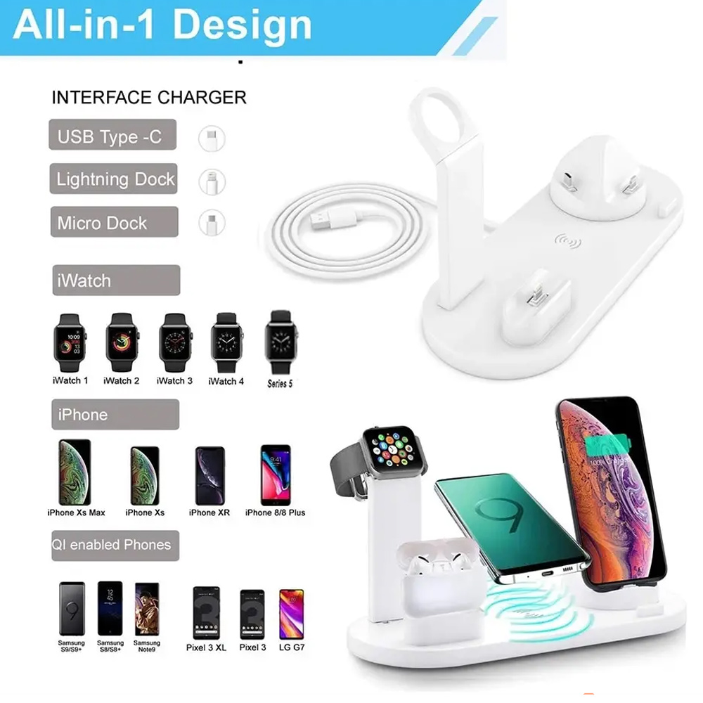 30W 7 in 1 Wireless Charger St - Smartwatch Watches Compatible With Iphone บทวิจารณ์และราคา