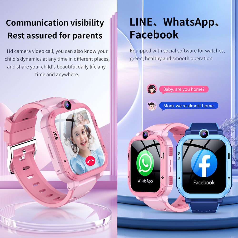 Children Smart Watch 4G GPS Wi - Smartwatch Watches Birthday Gift For Boys บทวิจารณ์และราคา