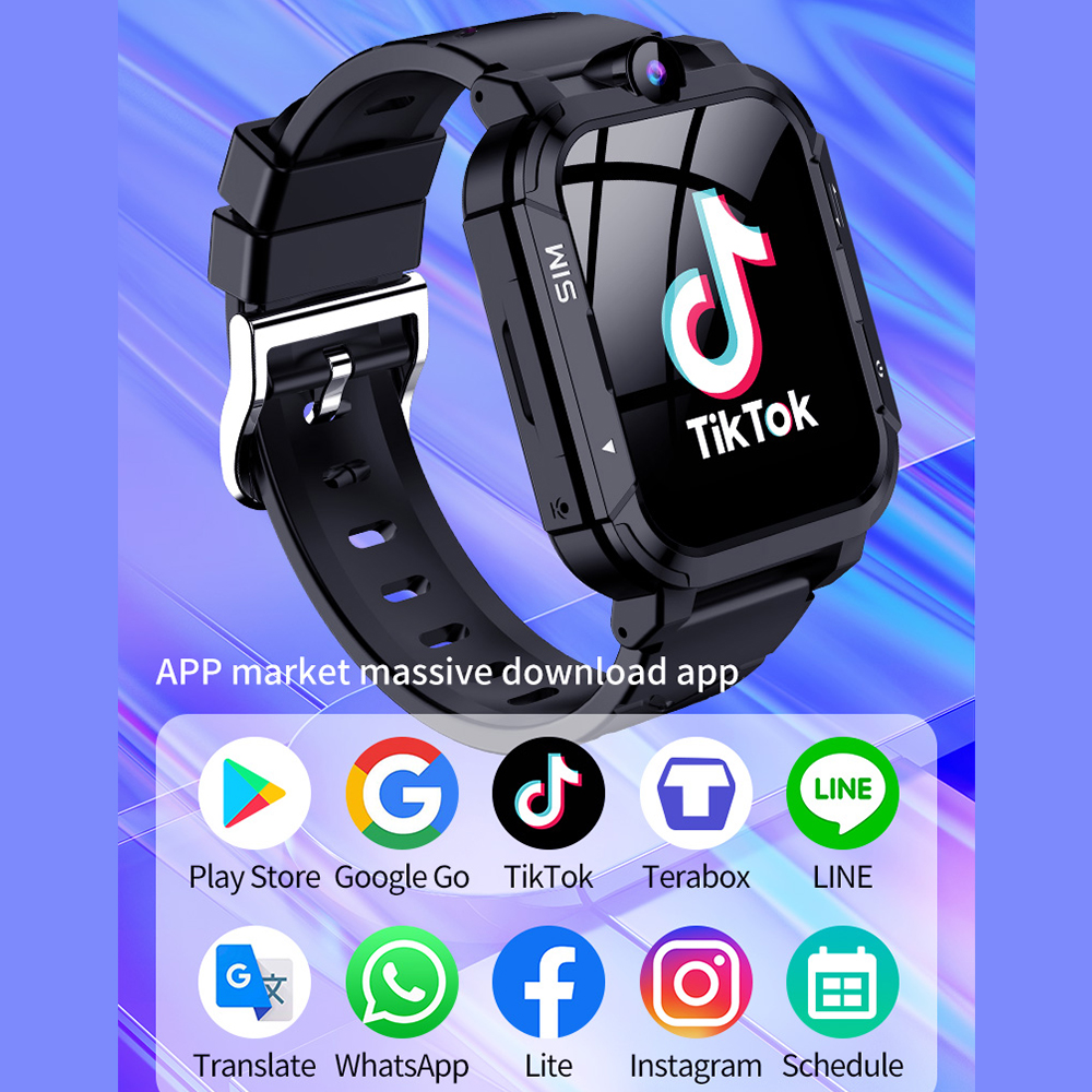 Children Smart Watch 4G GPS Wi - Smartwatch Watches Birthday Gift For Boys บทวิจารณ์และราคา