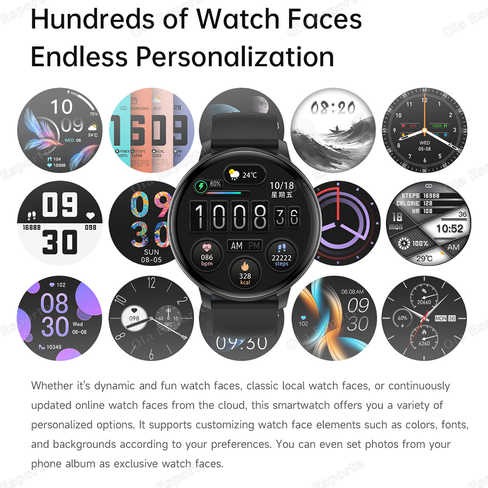 New Sports Smart Watch For Men - Smartwatch Health Watches For Women บทวิจารณ์และราคา
