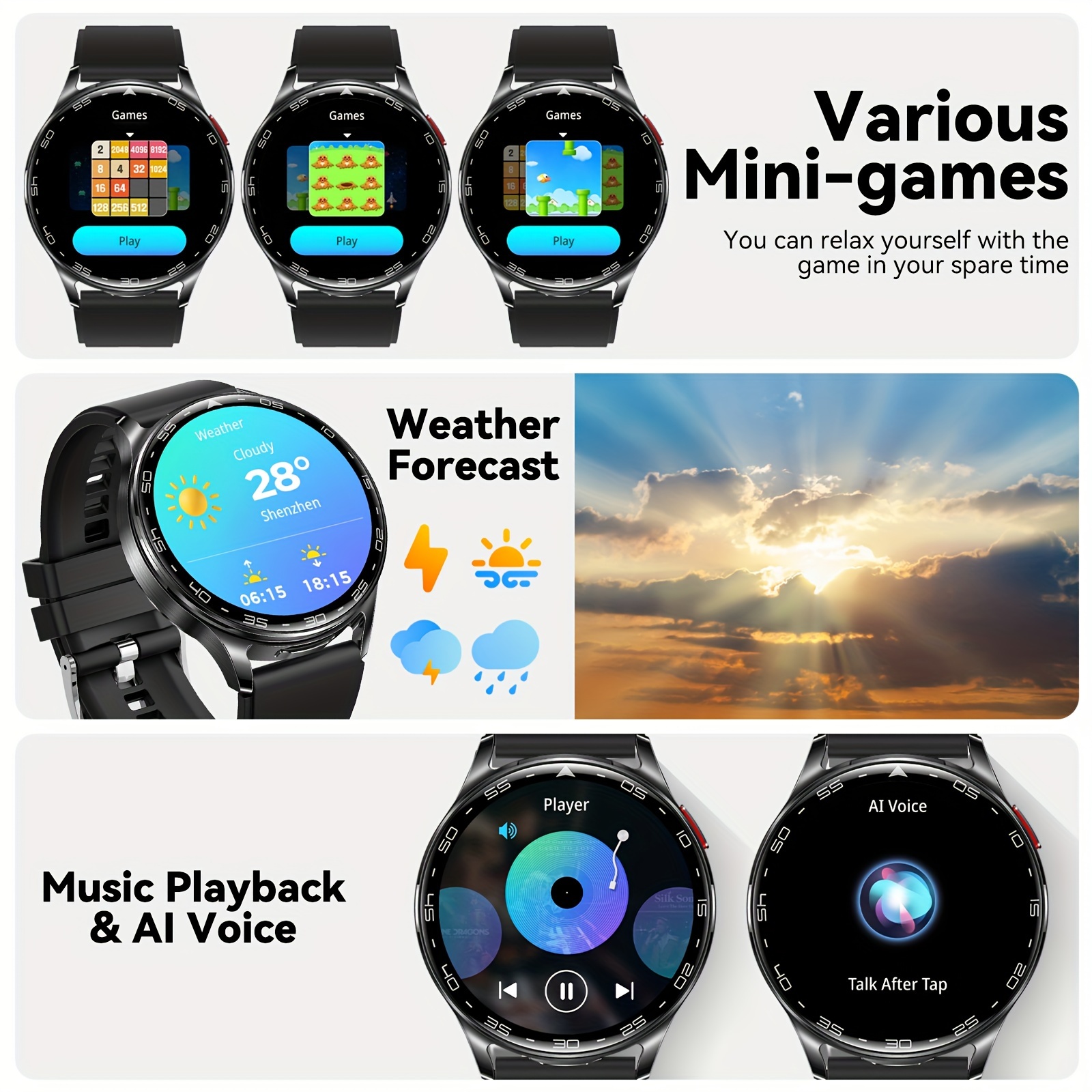 2-In-1 TWS Headset SmartWatch  - Smartwatch Noise Watches For Women บทวิจารณ์และราคา