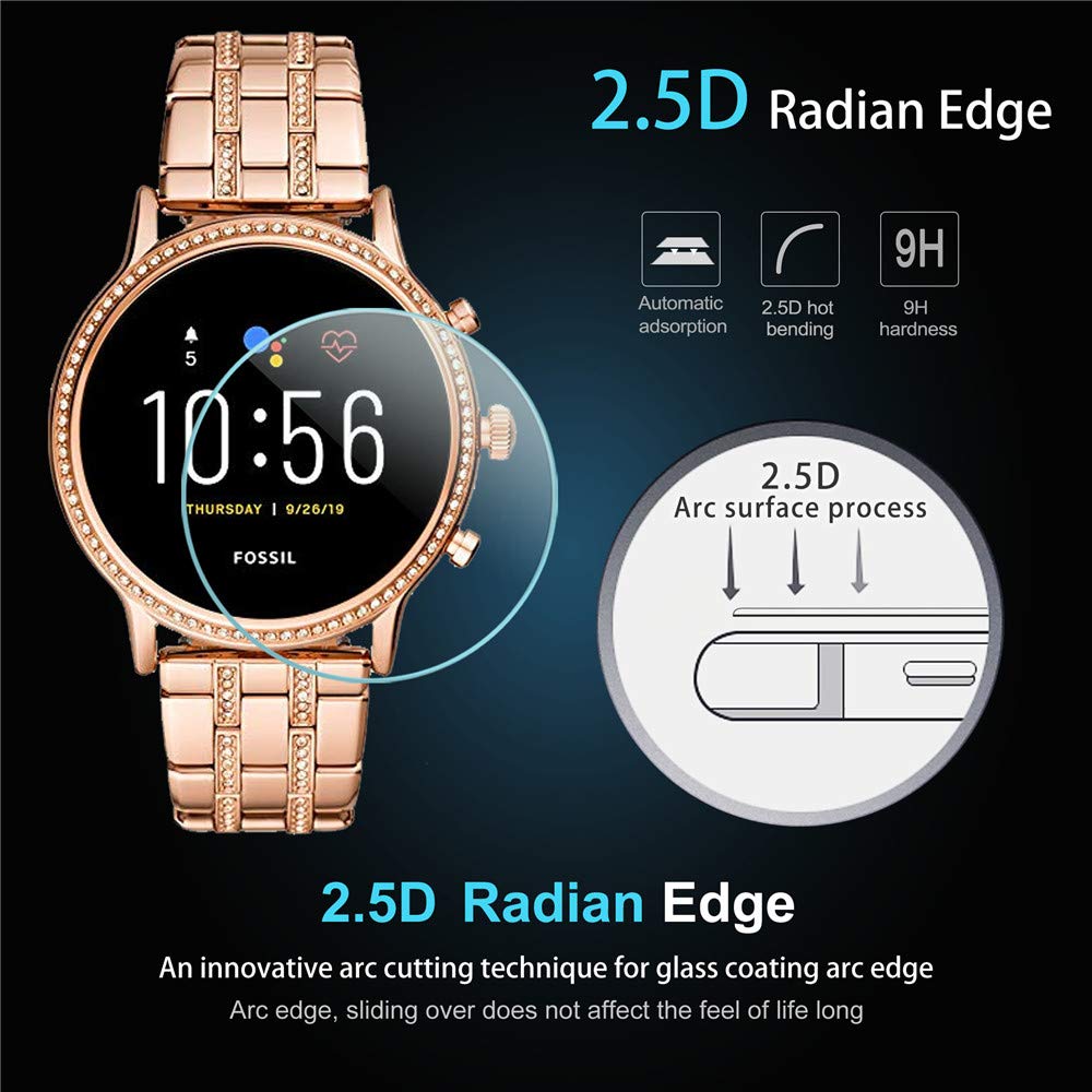 2PCS Tempered Glass For Fossil - Fossil Watches Smartwatch Gen 6 บทวิจารณ์และราคา