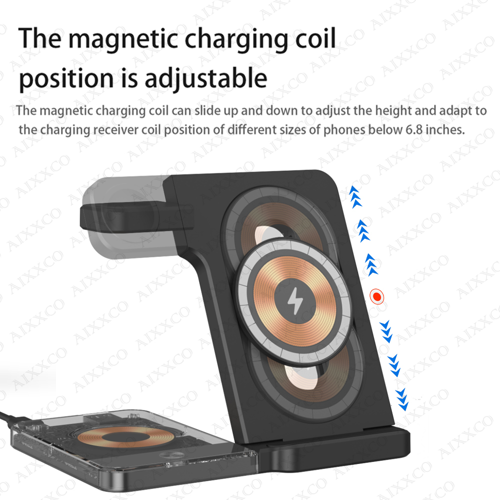 AIXXCO Magnetic Wireless Charg - Smartwatch Watches Compatible With Iphone บทวิจารณ์และราคา