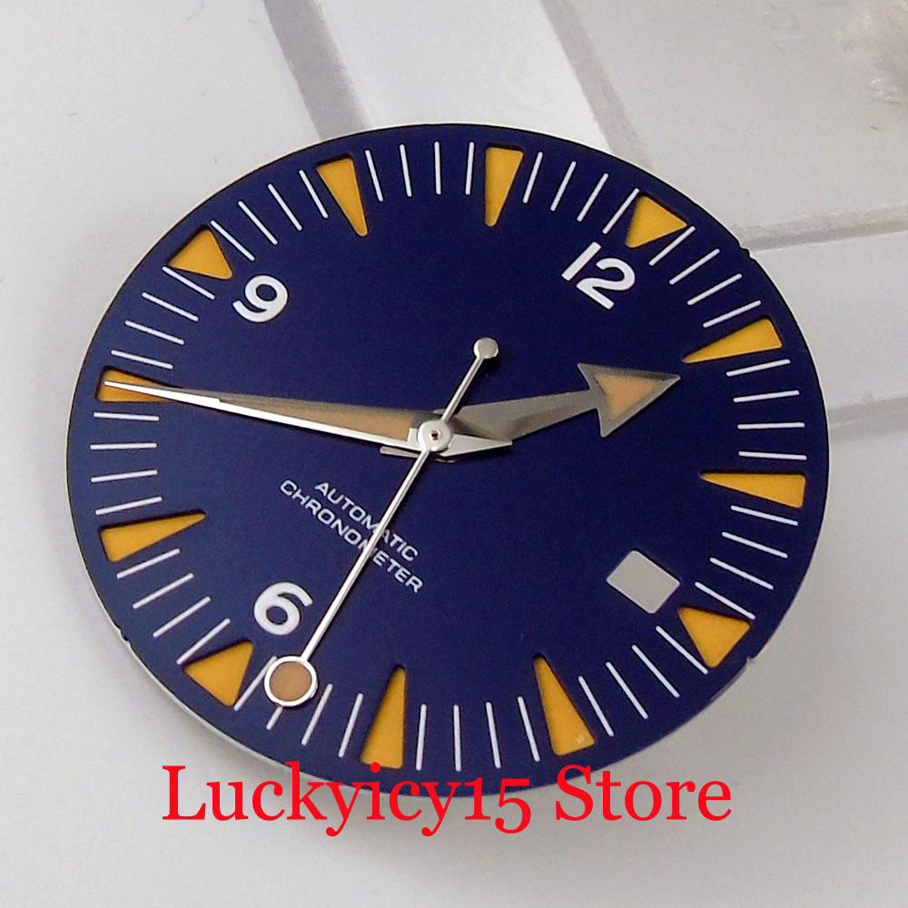 31mm Sandwich Dark blue Black  - Luminous Dial Face บทวิจารณ์และราคา