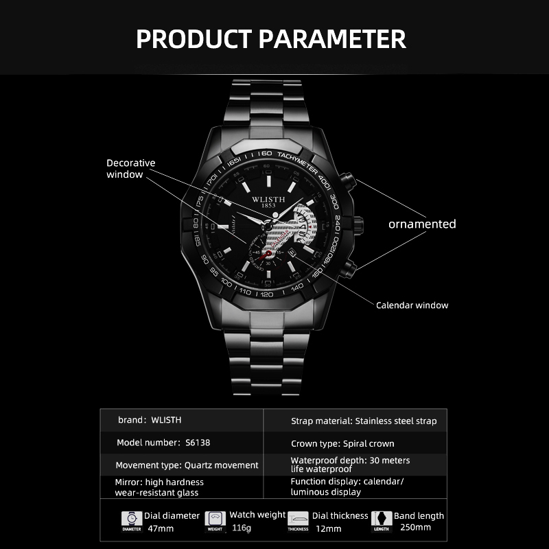 Luxury Brand Man Watch Waterpr - Smartwatch Branded Watches For Men บทวิจารณ์และราคา