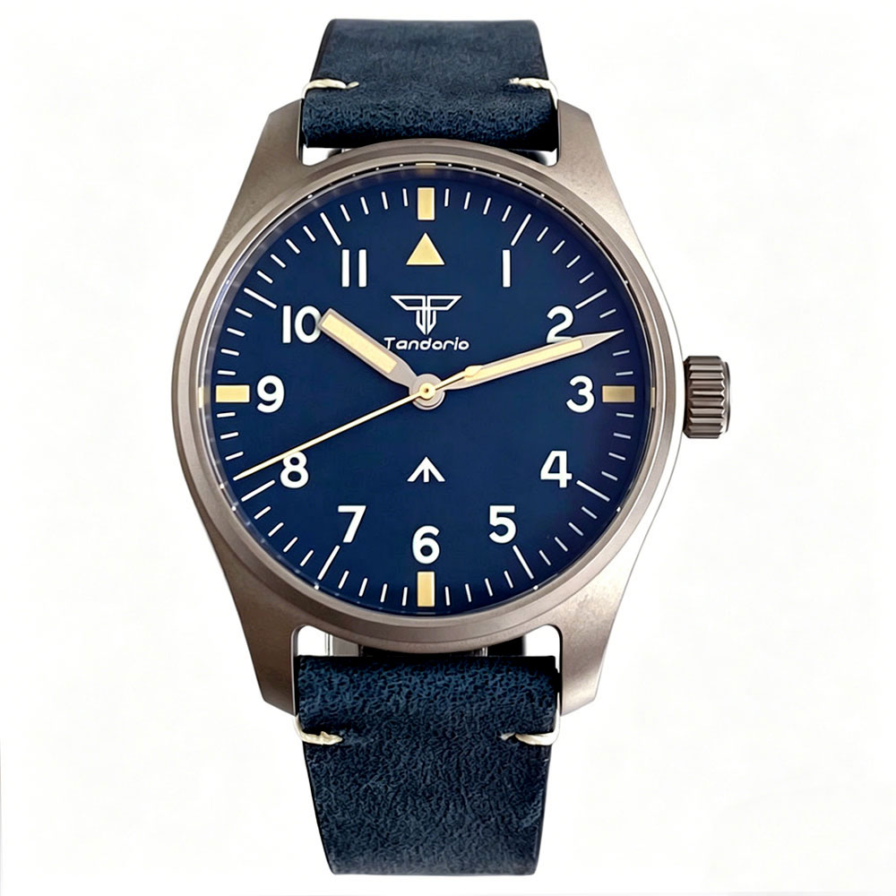 New 39mm Titanium Pilot Watch  - Vintage Digital Watch บทวิจารณ์และราคา