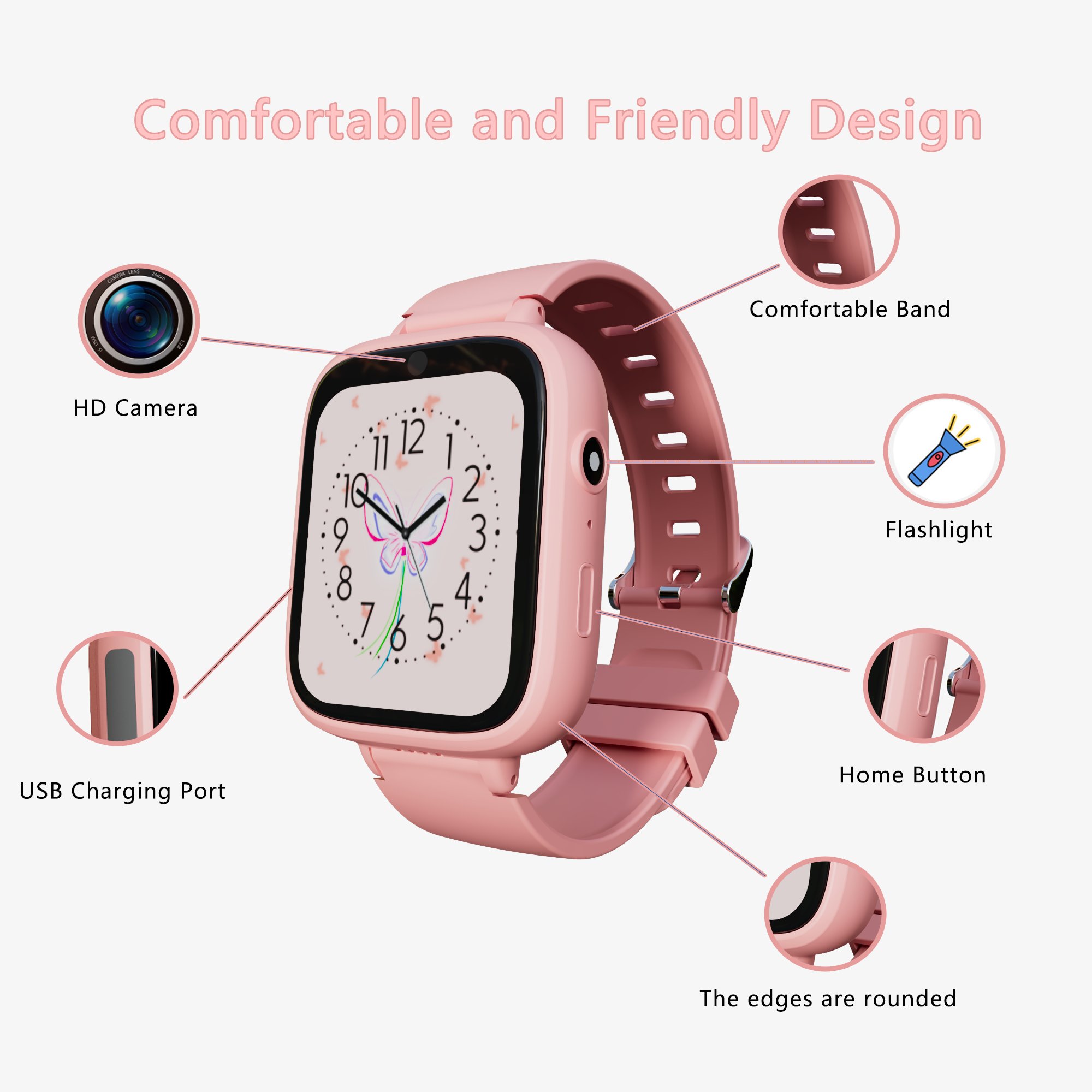 Children Watch Birthday Gifts  - Smartwatch Watches Birthday Gift For Boys บทวิจารณ์และราคา