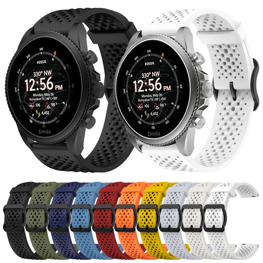 22mm Watch Sports Silicone Str - Fossil Watches Smartwatch Gen 6 บทวิจารณ์และราคา