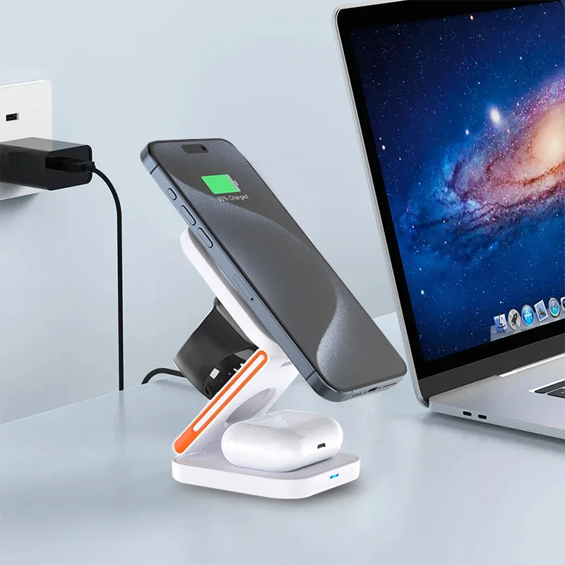 Fast Magnetic 3-in-1 Foldable  - Smartwatch Watches Compatible With Iphone บทวิจารณ์และราคา