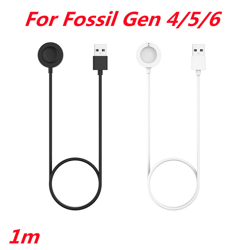 1M USB Charging Cable For Foss - Fossil Watches Smartwatch Gen 6 บทวิจารณ์และราคา