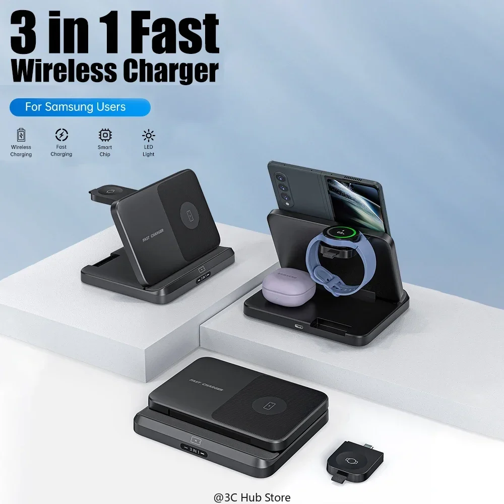 Foldable Wireless Charger Stan - Watches Smartwatch Samsung บทวิจารณ์และราคา