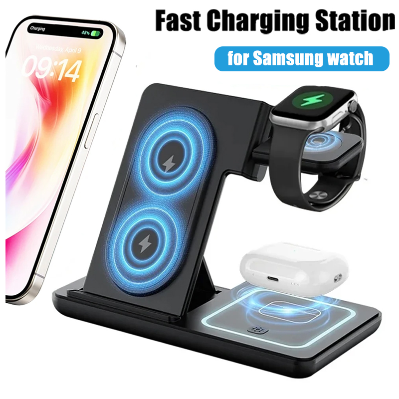 3 in 1 Foldable Wireless Charg - Watches Smartwatch Samsung บทวิจารณ์และราคา