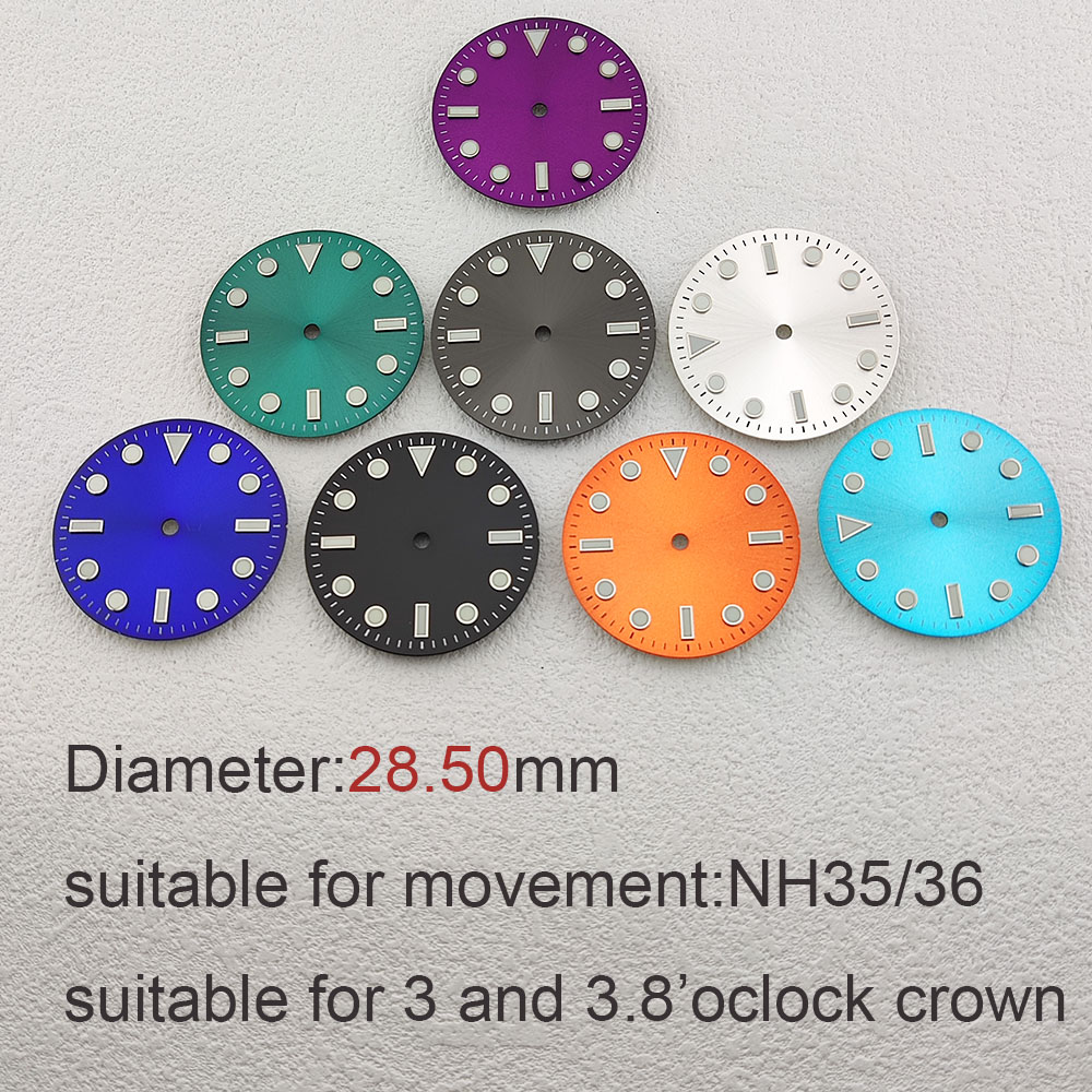 28.5mm dial black coffee orang - Luminous Dial Face บทวิจารณ์และราคา