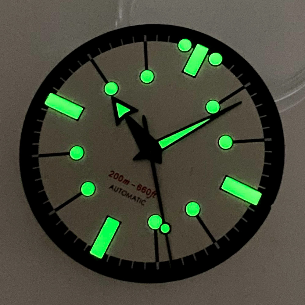 31mm Beige/Black Sterile Dial  - Luminous Dial Face บทวิจารณ์และราคา