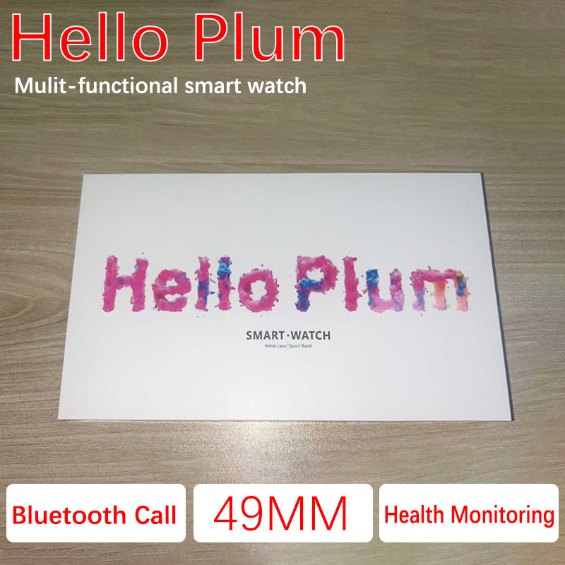 New Hello Plum Smart Watch Men - Smartwatch Watches With Bluetooth บทวิจารณ์และราคา