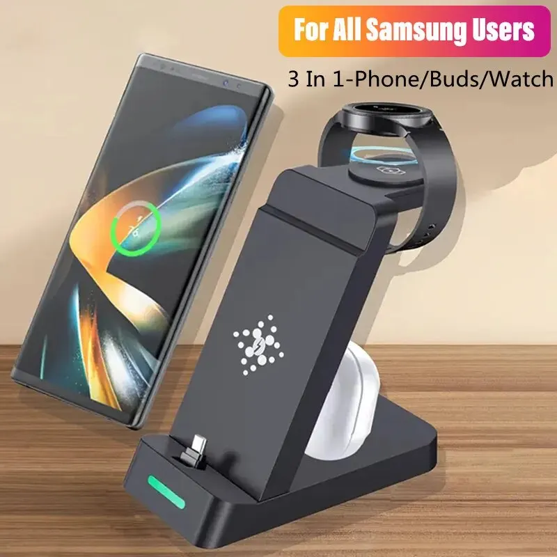 3 In 1 Charging Station for Sa - Watches Smartwatch Samsung บทวิจารณ์และราคา