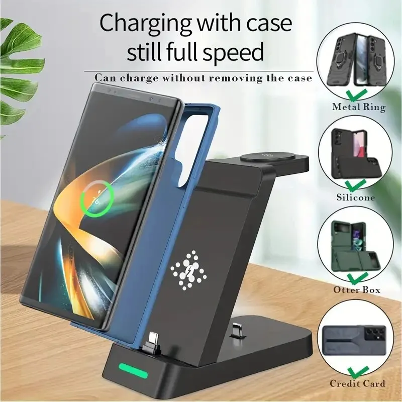 3 In 1 Charging Station for Sa - Watches Smartwatch Samsung บทวิจารณ์และราคา