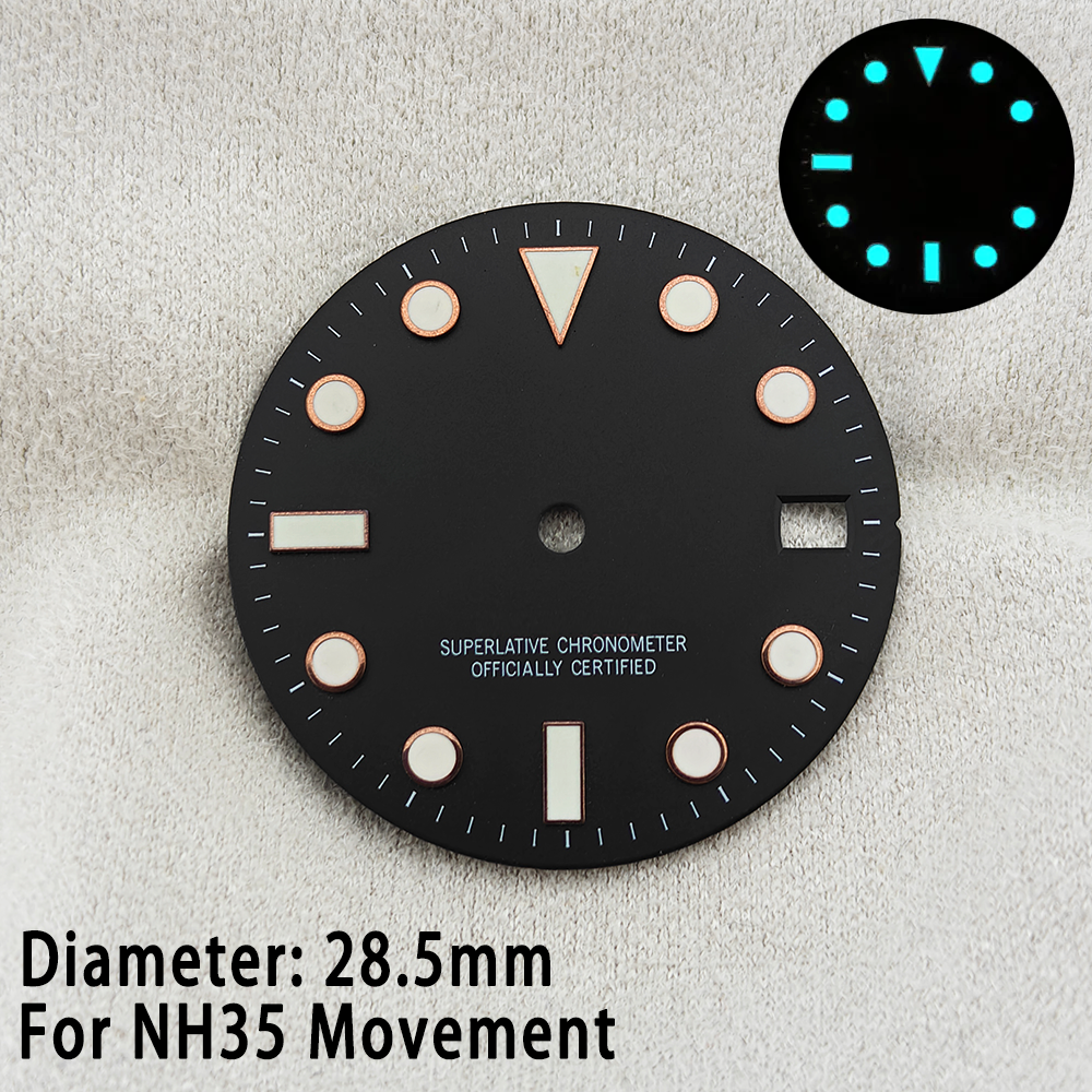 Customized Watch Dial For NH35 - Luminous Dial Face บทวิจารณ์และราคา