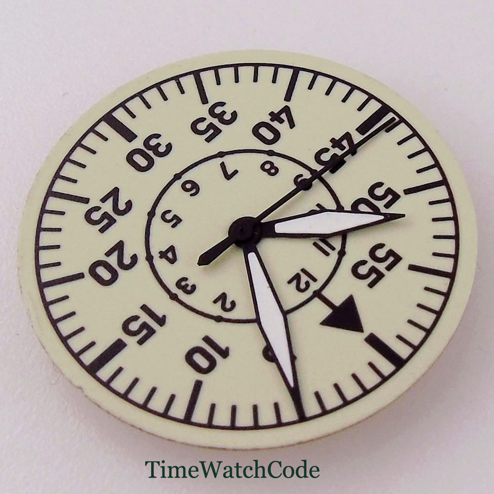 29mm Watch Dial Face with Hand - Luminous Dial Face บทวิจารณ์และราคา