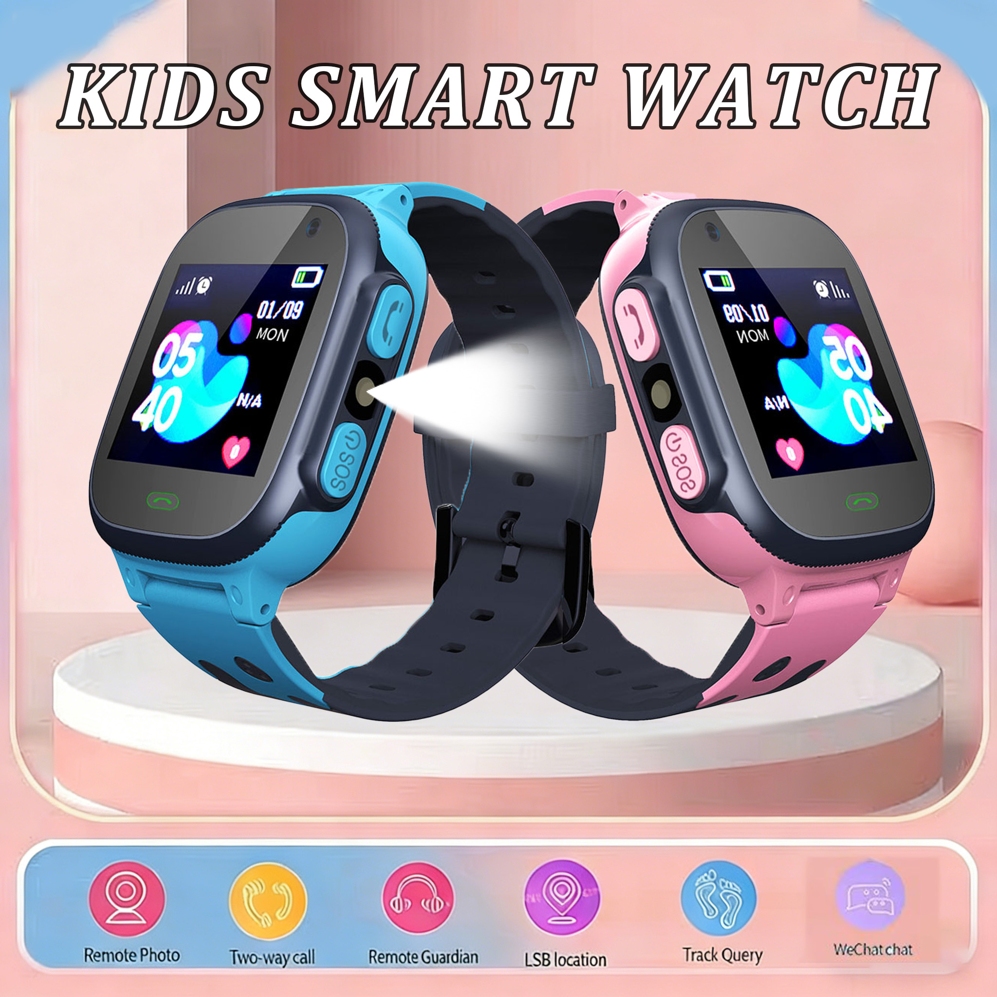 Children Smart Watch 2G Postio - Smartwatch Watches Birthday Gift For Boys บทวิจารณ์และราคา