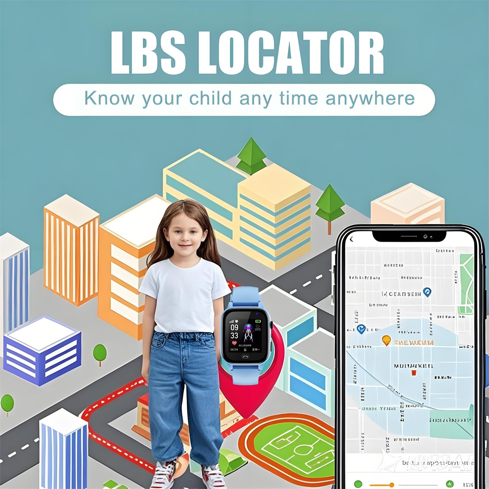 Smart Watch Kids Tracker Locat - Smartwatch Watches Birthday Gift For Boys บทวิจารณ์และราคา